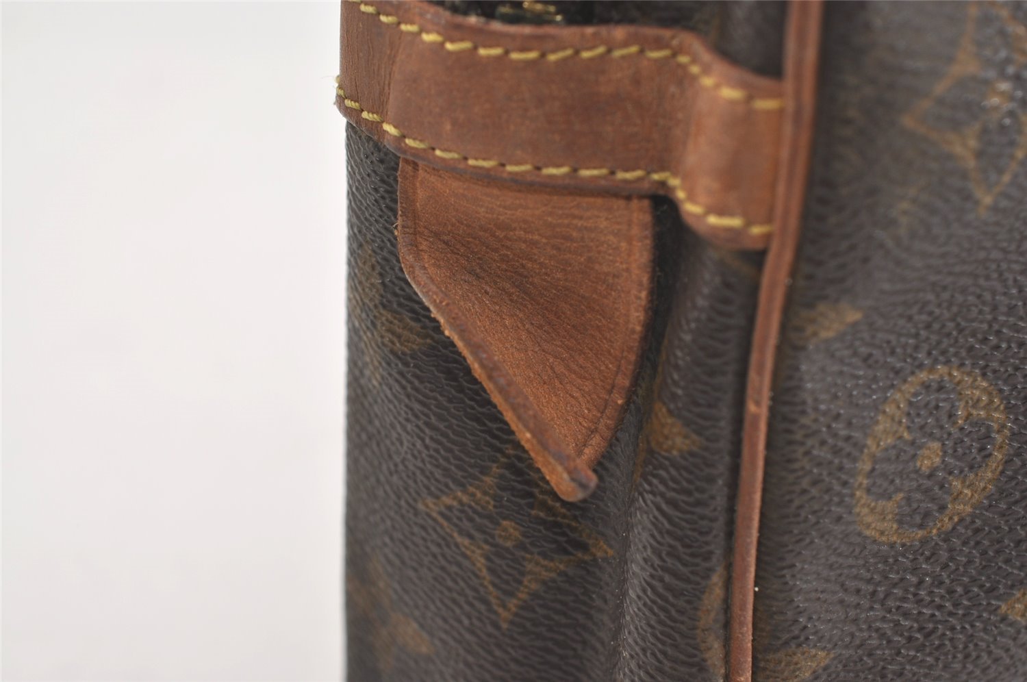 Authentic Louis Vuitton Monogram Compiegne 28 Clutch Hand Bag M51845 LV 3794J