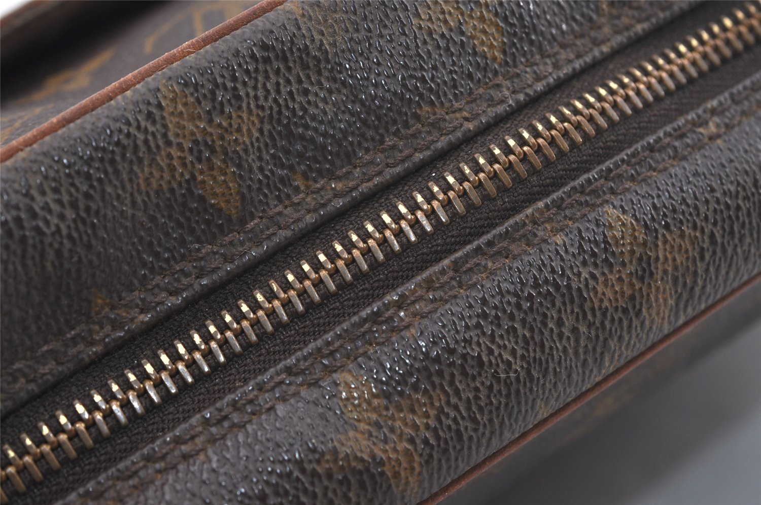 Authentic Louis Vuitton Monogram Compiegne 28 Clutch Hand Bag M51845 LV 3794J