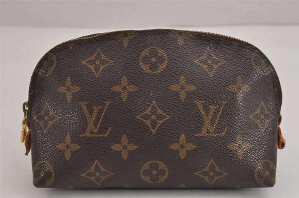 Authentic Louis Vuitton Monogram Pochette Cosmetic Pouch M47515 LV Junk 3795J