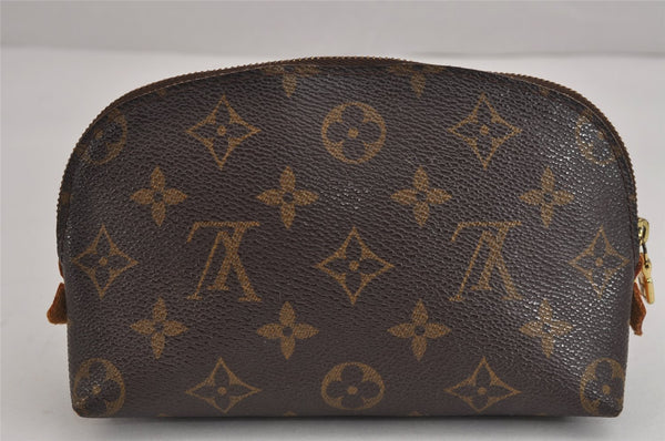 Authentic Louis Vuitton Monogram Pochette Cosmetic Pouch M47515 LV Junk 3795J