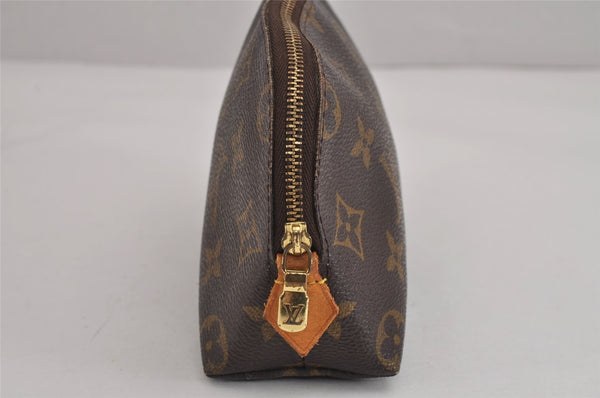 Authentic Louis Vuitton Monogram Pochette Cosmetic Pouch M47515 LV Junk 3795J