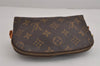 Authentic Louis Vuitton Monogram Pochette Cosmetic Pouch M47515 LV Junk 3795J
