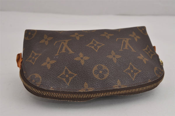 Authentic Louis Vuitton Monogram Pochette Cosmetic Pouch M47515 LV Junk 3795J