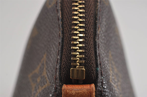 Authentic Louis Vuitton Monogram Pochette Cosmetic Pouch M47515 LV Junk 3795J