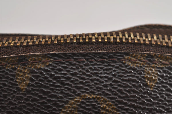 Authentic Louis Vuitton Monogram Pochette Cosmetic Pouch M47515 LV Junk 3795J