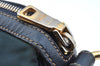 Authentic PRADA Nylon Tessuto Saffiano Leather Shoulder Hand Bag Blue 3796H