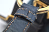 Authentic PRADA Nylon Tessuto Saffiano Leather Shoulder Hand Bag Blue 3796H