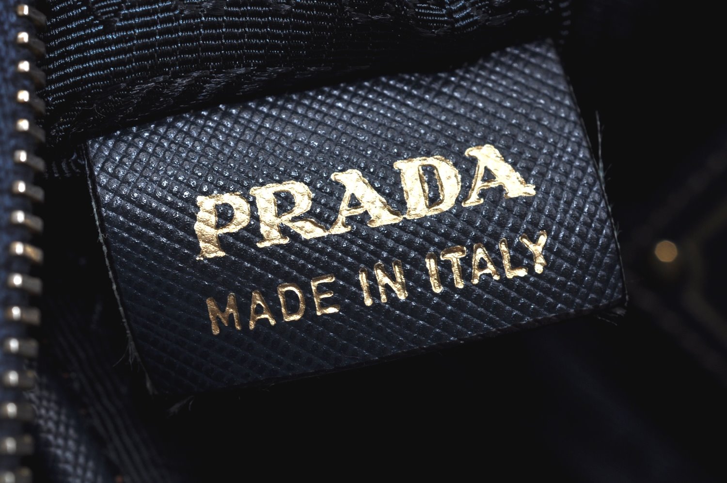 Authentic PRADA Nylon Tessuto Saffiano Leather Shoulder Hand Bag Blue 3796H