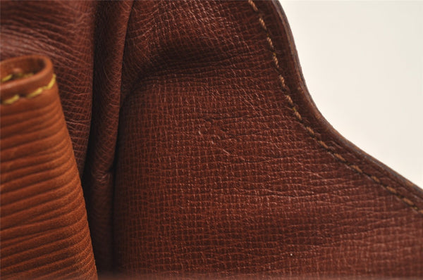 Authentic Louis Vuitton Epi Cartouchiere MM Shoulder Bag Beige M52246 Junk 3796I