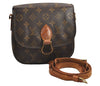Authentic Louis Vuitton Monogram Saint Cloud MM M51243 Shoulder Bag Junk 3796J