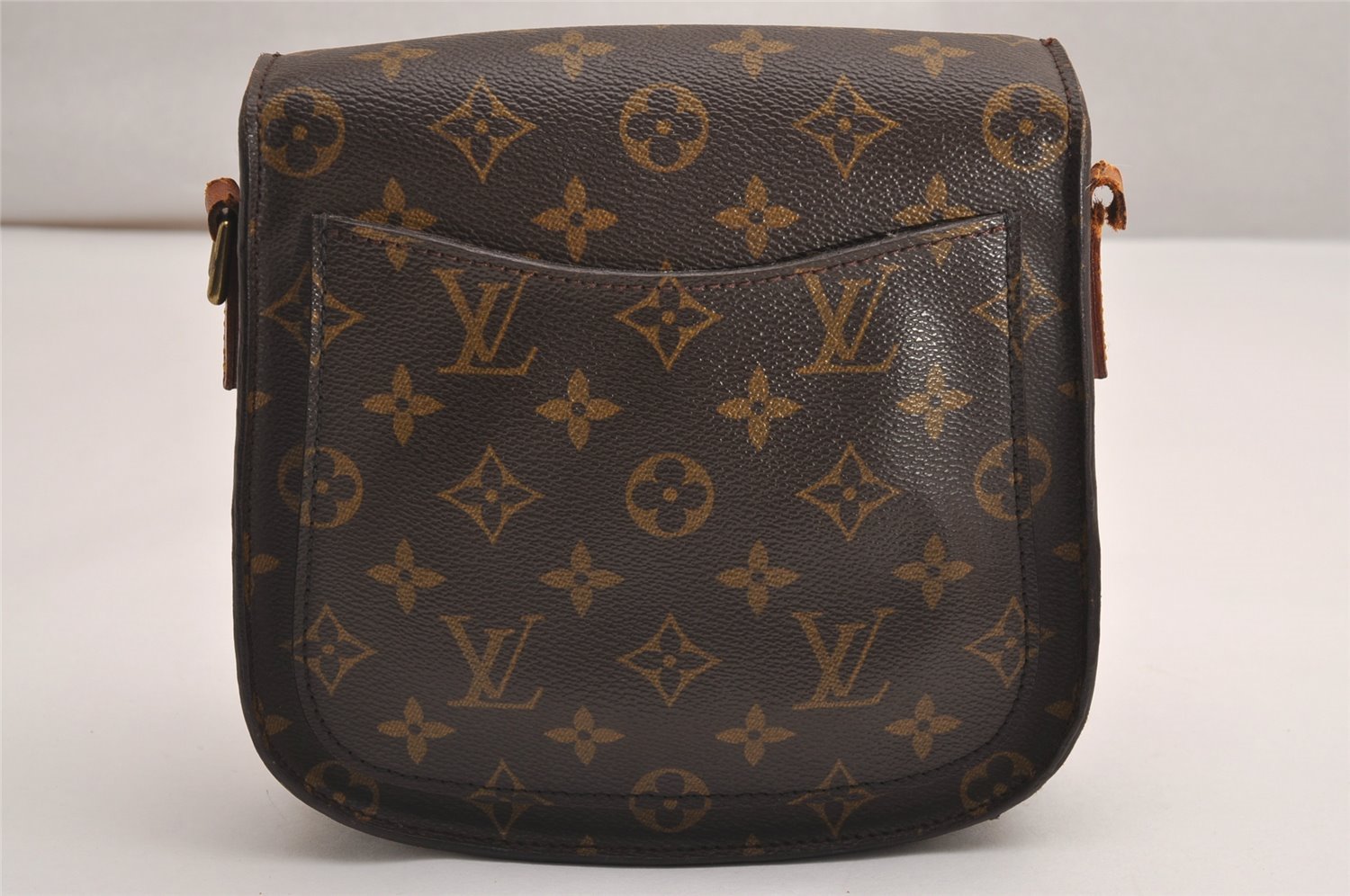 Authentic Louis Vuitton Monogram Saint Cloud MM M51243 Shoulder Bag Junk 3796J