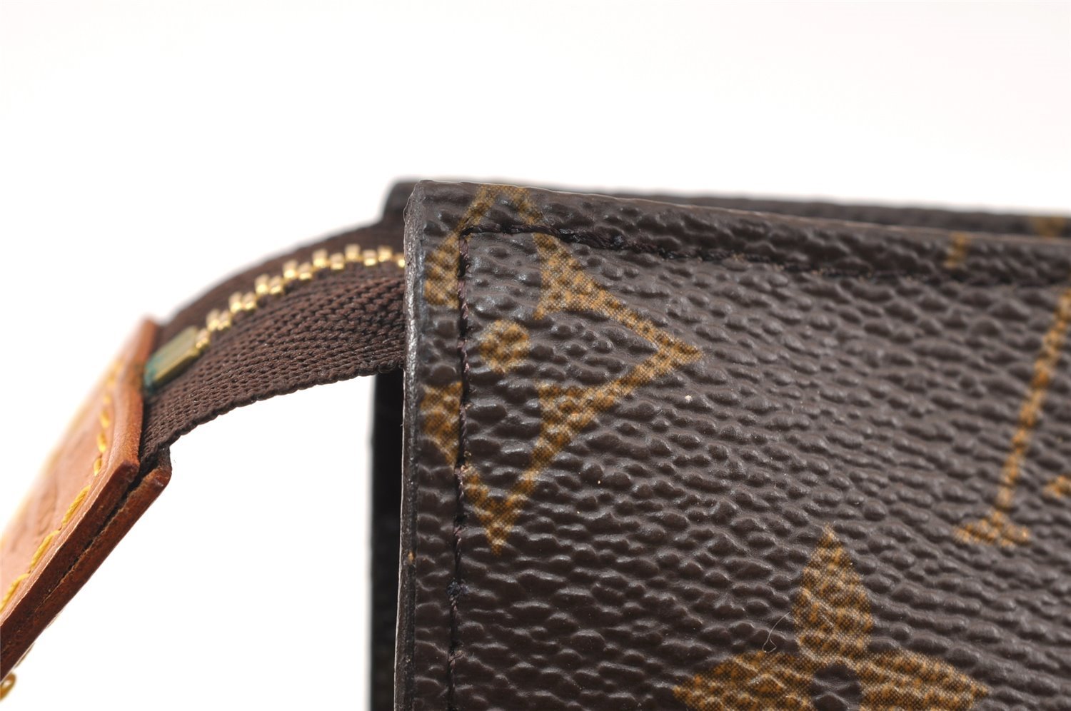 Authentic Louis Vuitton Monogram Pouch For Bucket PM LV 3796K