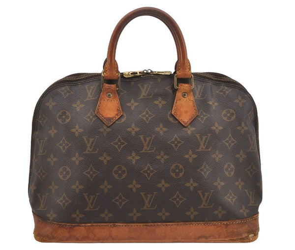 Authentic Louis Vuitton Monogram Alma Hand Bag Purse M51130 LV Junk 3797J