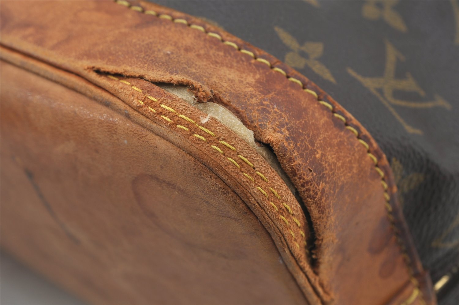 Authentic Louis Vuitton Monogram Alma Hand Bag Purse M51130 LV Junk 3797J