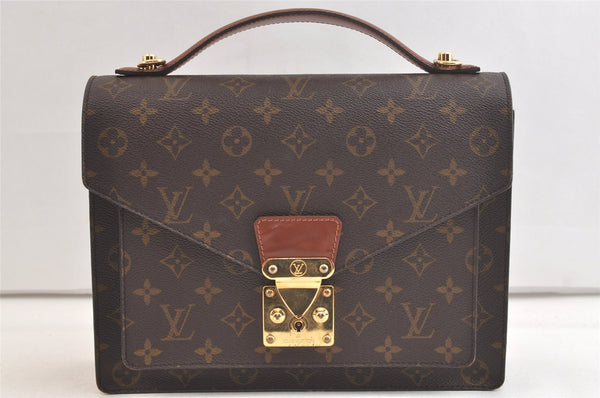 Authentic Louis Vuitton Monogram Monceau 2Way Shoulder Hand Bag M51185 LV 3797K