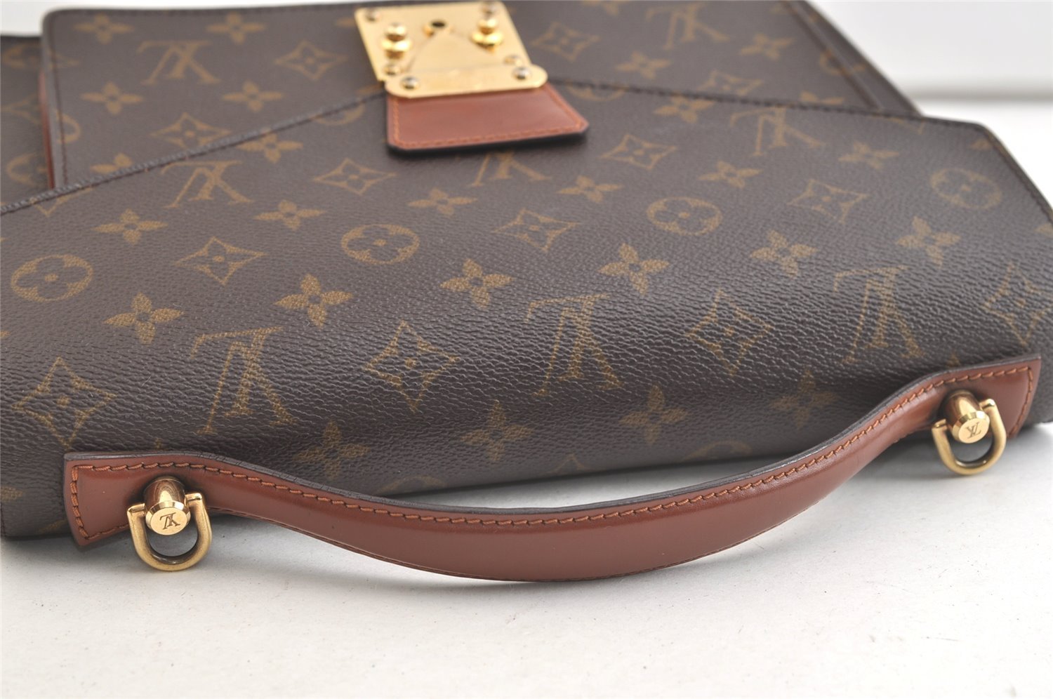 Authentic Louis Vuitton Monogram Monceau 2Way Shoulder Hand Bag M51185 LV 3797K