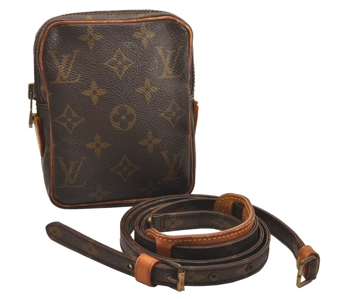 Auth Louis Vuitton Monogram Mini Poche Danube Shoulder Bag M45268 Junk 3798J