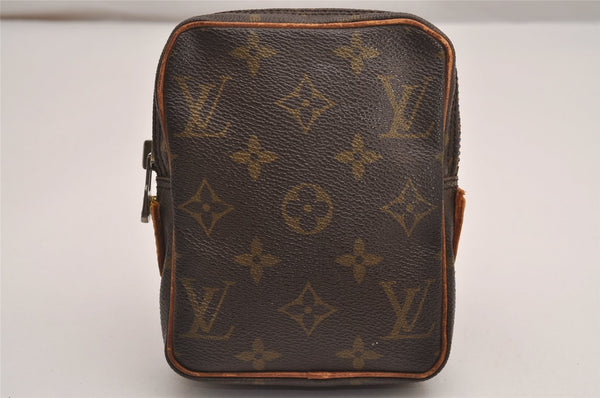 Auth Louis Vuitton Monogram Mini Poche Danube Shoulder Bag M45268 Junk 3798J
