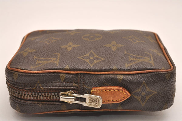 Auth Louis Vuitton Monogram Mini Poche Danube Shoulder Bag M45268 Junk 3798J