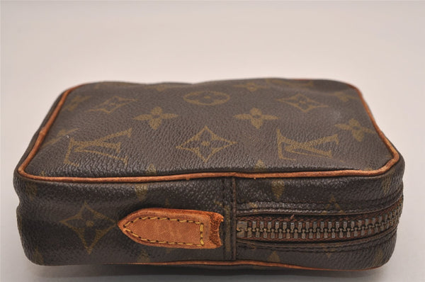 Auth Louis Vuitton Monogram Mini Poche Danube Shoulder Bag M45268 Junk 3798J