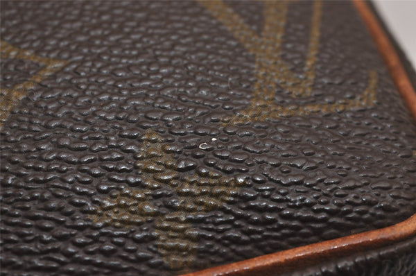 Auth Louis Vuitton Monogram Mini Poche Danube Shoulder Bag M45268 Junk 3798J