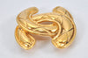 Authentic CHANEL Vintage CoCo Mark Pin Brooch Gold Plating 3798K