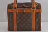 Authentic Louis Vuitton Monogram Sac Chaussures 30 Boston Bag Old Model LV 3800J