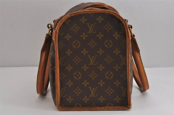 Authentic Louis Vuitton Monogram Sac Chaussures 30 Boston Bag Old Model LV 3800J