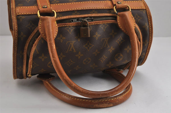 Authentic Louis Vuitton Monogram Sac Chaussures 30 Boston Bag Old Model LV 3800J