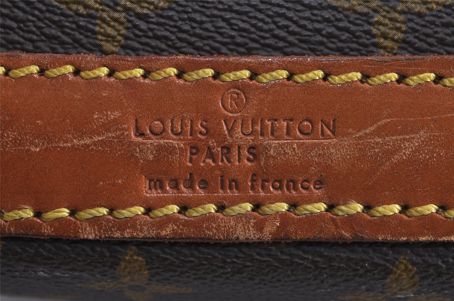 Authentic Louis Vuitton Monogram Sac Chaussures 30 Boston Bag Old Model LV 3800J