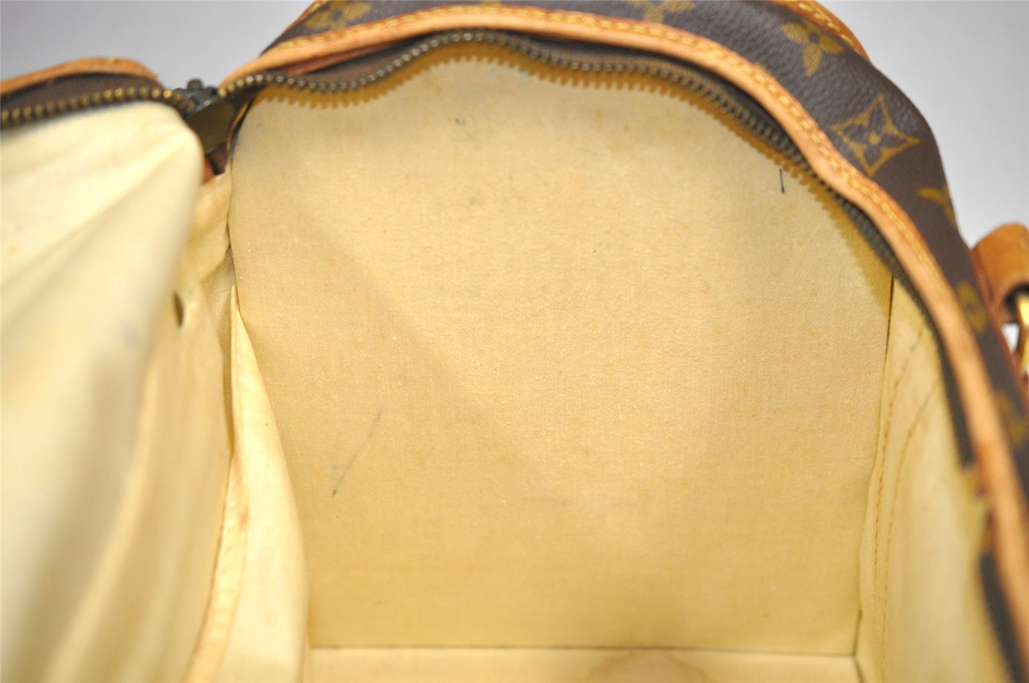 Authentic Louis Vuitton Monogram Sac Chaussures 30 Boston Bag Old Model LV 3800J