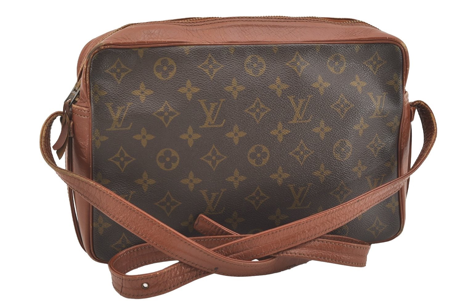 Authentic Louis Vuitton Monogram Sac Bandouliere 30 Shoulder Bag Old Model 3801J