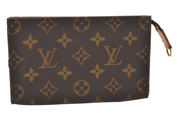 Authentic Louis Vuitton Monogram Pouch For Bucket PM LV 3802J