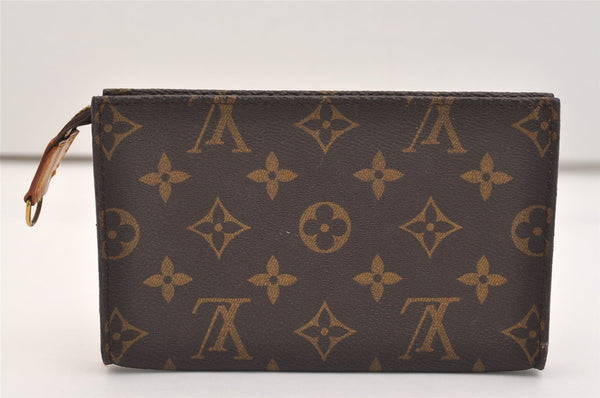 Authentic Louis Vuitton Monogram Pouch For Bucket PM LV 3802J