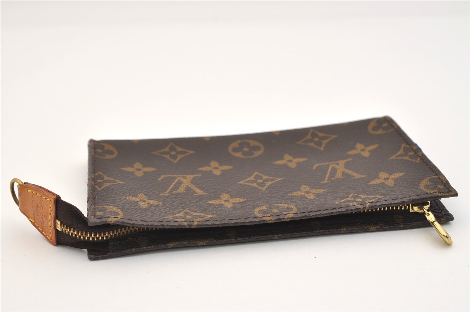 Authentic Louis Vuitton Monogram Pouch For Bucket PM LV 3802J