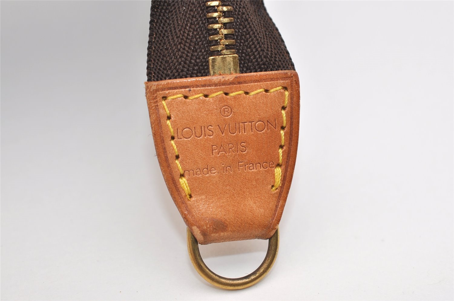 Authentic Louis Vuitton Monogram Pouch For Bucket PM LV 3802J