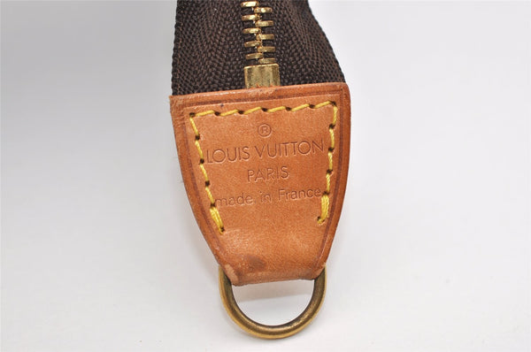 Authentic Louis Vuitton Monogram Pouch For Bucket PM LV 3802J