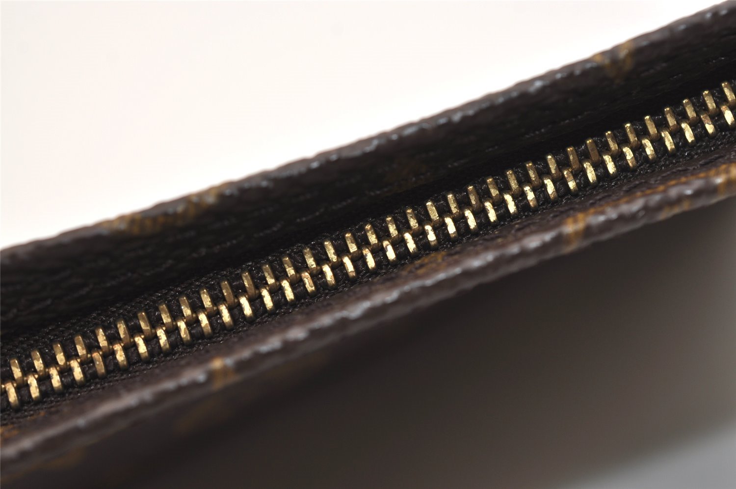 Authentic Louis Vuitton Monogram Pouch For Bucket PM LV 3802J