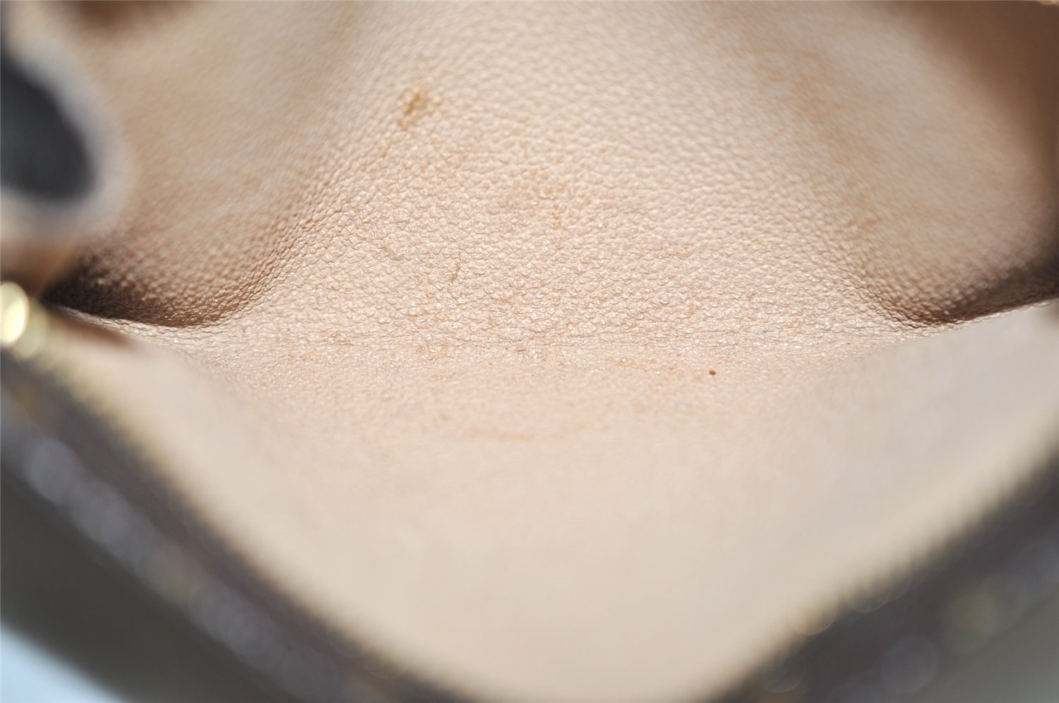 Authentic Louis Vuitton Monogram Pouch For Bucket PM LV 3802J