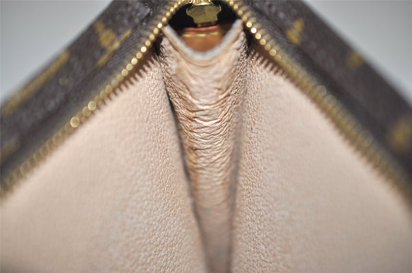 Authentic Louis Vuitton Monogram Pouch For Bucket PM LV 3802J