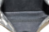 Authentic LOEWE Anagram Shoulder Cross Bag Purse Canvas Leather Navy Blue 3802K