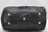 Authentic GUCCI Vintage Hysteria Hand Boston Bag Leather Black Junk 3804K