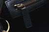 Authentic GUCCI Vintage Hysteria Hand Boston Bag Leather Black Junk 3804K