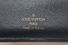 Louis Vuitton Monogram Mini Porte Billet Carte Credit Monnaie Wallet Navy 3805K