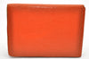 Authentic HERMES Guernesey 3CC Card Case Holder Purse Leather Orange 3808K