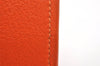 Authentic HERMES Guernesey 3CC Card Case Holder Purse Leather Orange 3808K