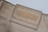 Authentic PRADA Nylon Tessuto Plastic Shoulder Hand Bag Purse Beige 3809J