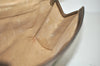 Authentic GUCCI Web Sherry Line Clutch Hand Bag Purse GG PVC Leather Brown 3811J