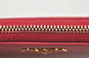 Authentic PRADA Vintage Saffiano Multic Leather Coin Case Purse Pink 3811K