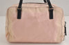 Authentic PRADA Nylon Tessuto Leather Shoulder Hand Bag Purse BN1134 Pink 3812J